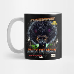 Black Cat Moan Mug